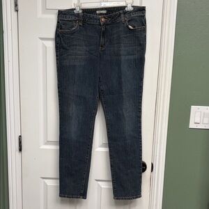 CAbi Dark Blue Skinny Jeans - Slim Fit